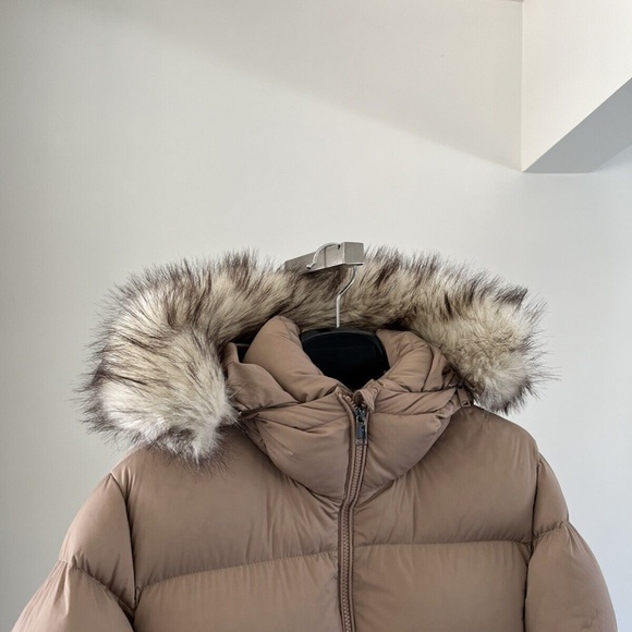 Babaton The Group Park City Mid Puffer Mid Length Goose Down Puffer Jacket - Picture 10 of 12